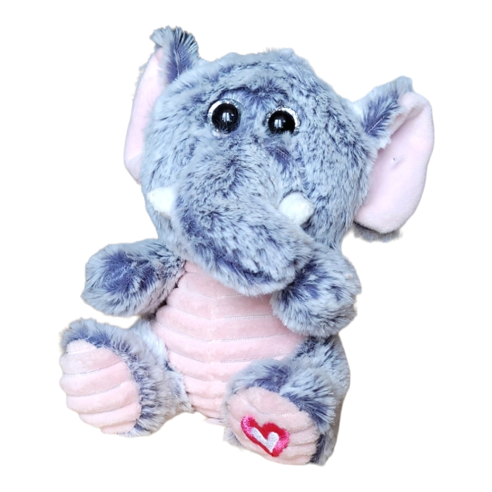 Kellytoy 2018 Valentine Jungle Buddy Way To Celebrate 7” Frosted Elephan…
